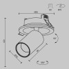 Встраиваемый светильник Technical C071CL-7W4K-B