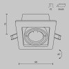Встраиваемый светильник Technical DL008-2-01-W