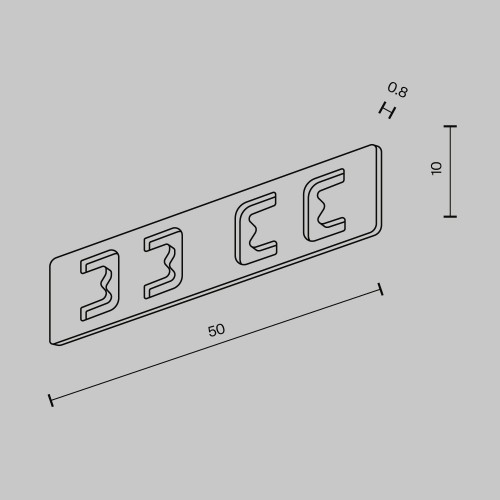 Комплектующие для трековой системы Technical TRA239C-21B