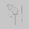 Ландшафтный светильник  Maytoni Outdoor Bern O050FL-L15GF3K