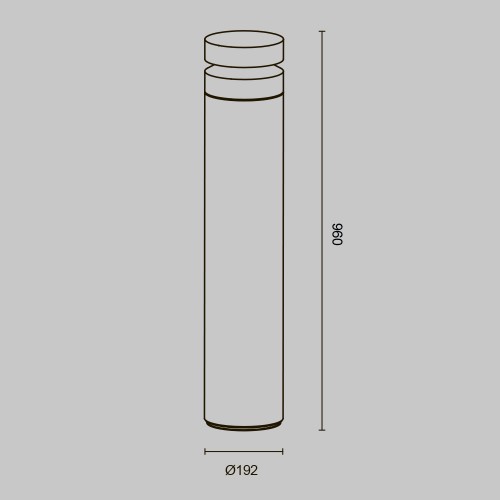 Ландшафтный светильник  Maytoni Outdoor Betone O469FL-L20CM3K1