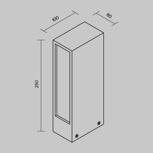 Ландшафтный светильник  Maytoni Outdoor Hof O422FL-L6GF