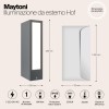 Ландшафтный светильник  Maytoni Outdoor Hof O422FL-L6GF