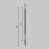 Ландшафтный светильник  Maytoni Outdoor Pole O440FL-L12GF3K