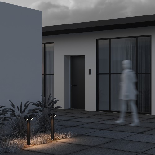 Ландшафтный светильник  Maytoni Outdoor Wall Street O010FL-02B