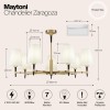 Люстра Maytoni Zaragoza H001CL-07BS