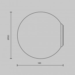 Настенный светильник (бра) Maytoni Basic form MOD321WL-01W2