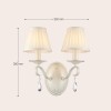 Настенный светильник (бра) Maytoni Brionia ARM172-02-G