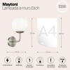 Настенный светильник (бра) Maytoni Erich MOD221-WL-01-N