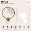 Настенный светильник (бра) Maytoni Lunare MOD327WL-L5BS3K1