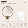 Настенный светильник (бра) Maytoni Lunare MOD327WL-L5BS3K1