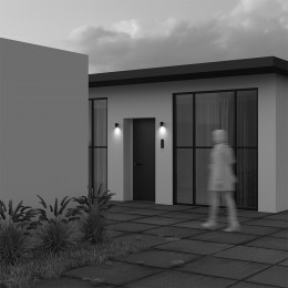 Настенный светильник (бра)  Maytoni Outdoor Clyde O493WL-01B