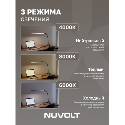 Настольный светильник NUVOLT LTBL-002B