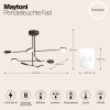 Подвесной светильник Maytoni Fad MOD070PL-L48B3K