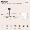 Подвесной светильник Maytoni Fad MOD070PL-L48B3K