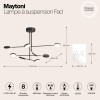 Подвесной светильник Maytoni Fad MOD070PL-L48B3K