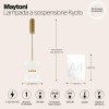 Подвесной светильник Maytoni Kyoto MOD178PL-L11G3K