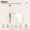 Подвесной светильник Maytoni Palette MOD303PL-01CFL2