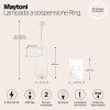 Подвесной светильник Maytoni Ring MOD013PL-02W