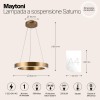 Подвесной светильник Maytoni Saturno MOD415PL-L36BS4K