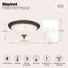 Потолочный светильник Maytoni Pascal C908-CL-03-R