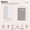 Потолочный светильник Technical C052CL-01W