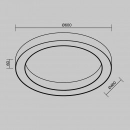 Потолочный светильник Technical C093CL-45W3K-W