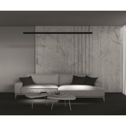 Трековый подвесной светильник Technical TR041-4-12W3K-M-DS-BBS