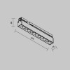 Уличный трековый светильник  Maytoni Outdoor Points O-TR02-2-S-12WB3K