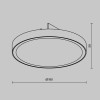 Уличный трековый светильник  Maytoni Outdoor Zon IP O-TR01-1-F-18WB3K