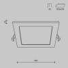 Встраиваемый светильник Technical DL022-6-L18W