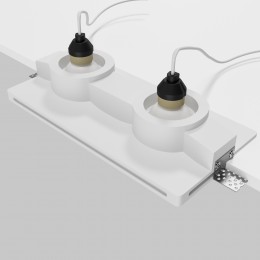 Встраиваемый светильник Technical DL124-GU10-02-TRS-W