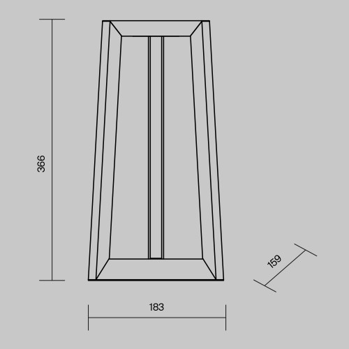 Ландшафтный светильник  Maytoni Outdoor Luft O466FL-L12B3K