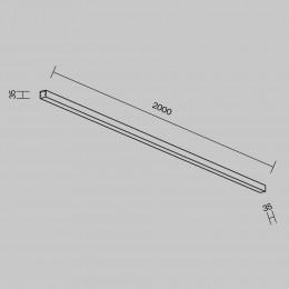 Линейный светильник Technical LL311016