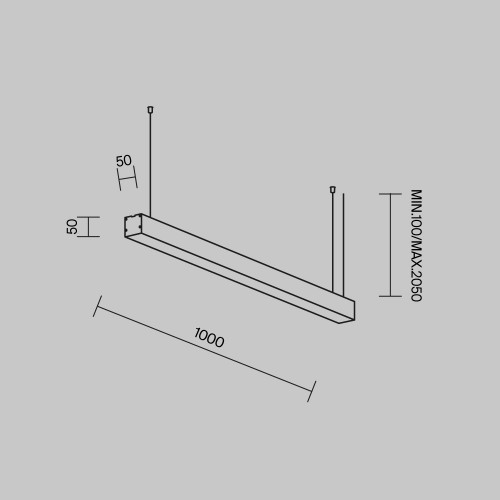 Линейный светильник Technical LL312028