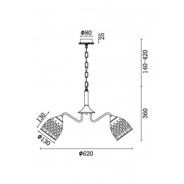 Люстра Freya FR5138PL-05W