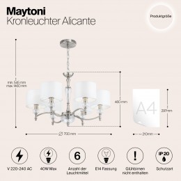 Люстра Maytoni Alicante MOD014CL-06N