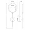 Настенный светильник (бра) Freya FR6110WL-L12GB