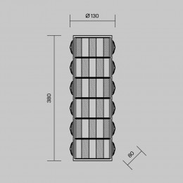 Настенный светильник (бра) Maytoni Castello MOD336WL-L35G3K