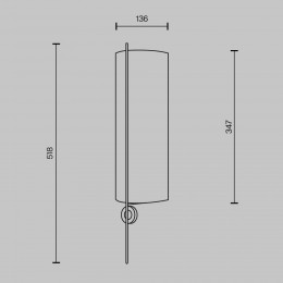 Настенный светильник (бра) Maytoni Glamping MOD437WL-02BG1
