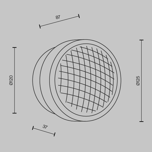 Настенный светильник (бра) Maytoni Olo MOD493WL-L6BSK