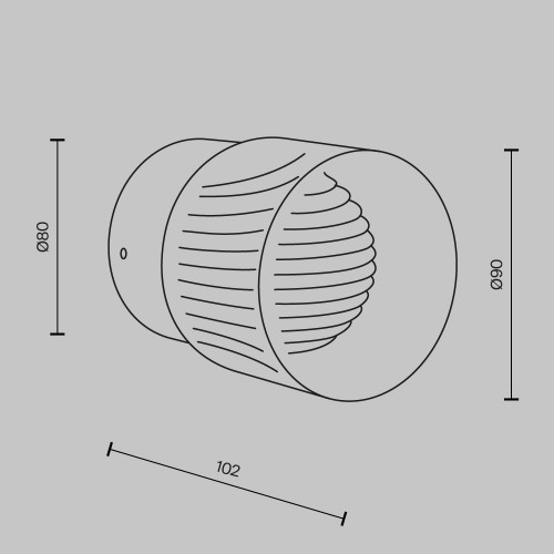 Настенный светильник (бра) Maytoni Sacramento MOD480WL-L6BS3K