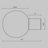 Настенный светильник (бра)  Maytoni Outdoor Bold O598WL-01B1