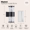 Настенный светильник (бра)  Maytoni Outdoor Bronx O576WL-02B