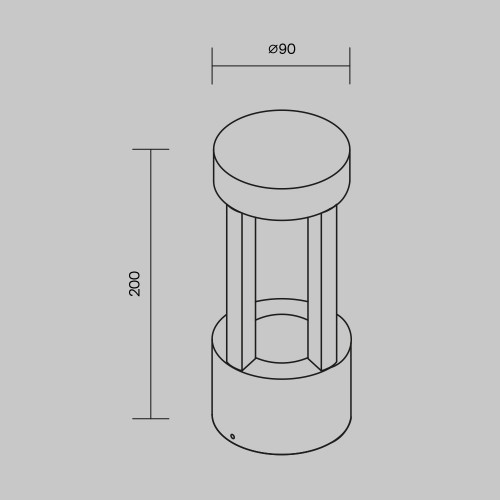 Настенный светильник (бра)  Maytoni Outdoor Vint O458WL-L9GF3K