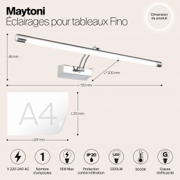 Подсветка Maytoni Fino MIR003WL-L16CH