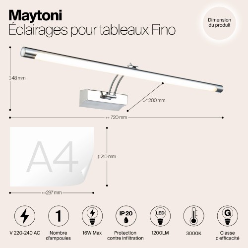 Подсветка Maytoni Fino MIR003WL-L16CH