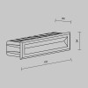 Подсветка для лестниц  Maytoni Outdoor Lock O014SL-L3W3K