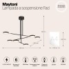 Подвесной светильник Maytoni Fad MOD070PL-L38B3K