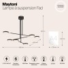 Подвесной светильник Maytoni Fad MOD070PL-L38B3K